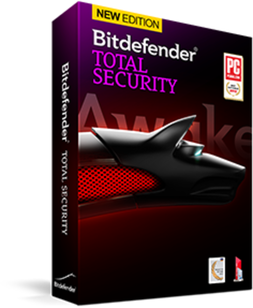 Bitdefender Total Security DVD - 1 year - 3 users