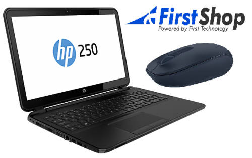 HP 250 G2 Notebook + Free Microsoft Wireless Mobile Mouse 1850