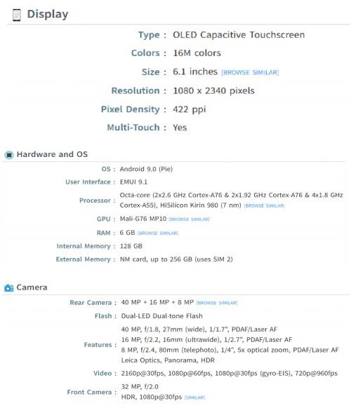 Huawei P30 128GB