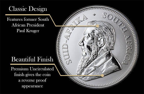 *Limited Edition* Premium Uncirculated 1Oz Silver Krugerrand..... Last 10 Available