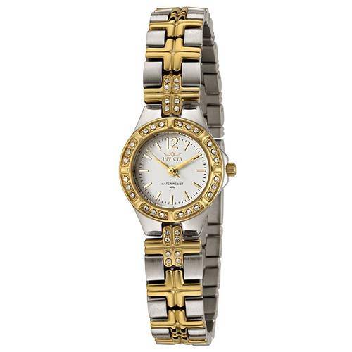 **R9999**Invicta Women's  Wildflower Collection Crystal Accented Stainless Steel Watch