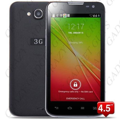 Android 4.5" FWVGA SC7715 Android 4.4 Unlocked 3G Phone 2MP CAM 512MB RAM 4GB ROM FM Radio