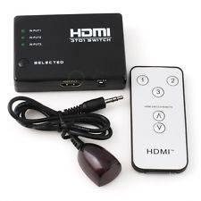 HDMI 3-WAY INTELLIGENT SOURCE SWITCH WITH REMOTE