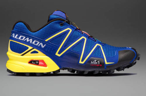 Authentic SALOMON SPEEDCROSS 3 , BLUE YELLOW. AVAILABLE SIZES UK 7,8,9,10,11