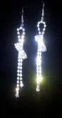 SIMULATED DIAMAND EARINGS