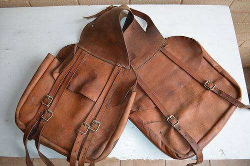 Leather Saddle Bag