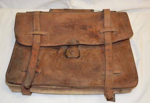 Vintage Leather School Bag