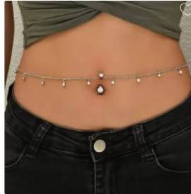 Belly Chain + Belly ring Combo