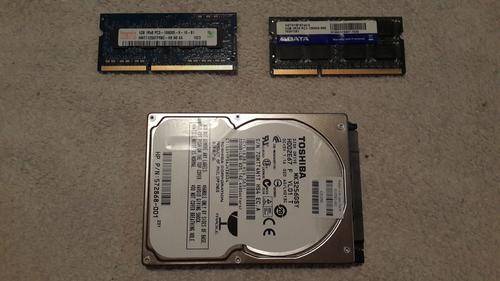 Laptop RAM and HDD