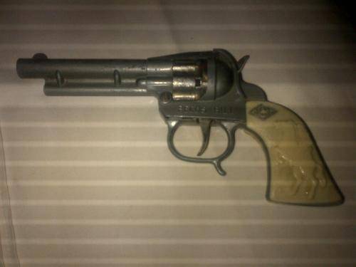 VINTAGE TOY GUN PECOS BILL  MONDIAL .MADE IN ITALY 1954.