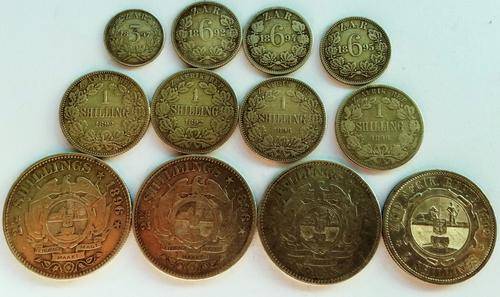 ZAR Silver selection- Fantastic ZAR 12 coin lot!