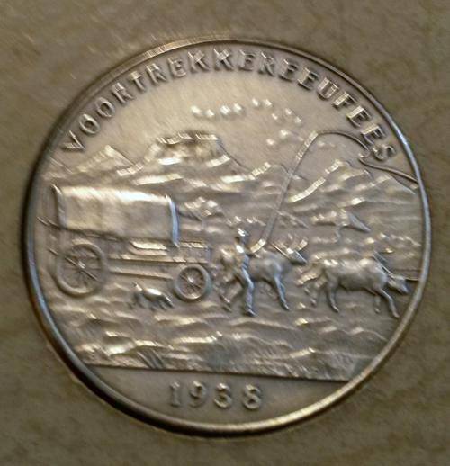 Magnificent - 1938 SILVER Groot Trek Medallion