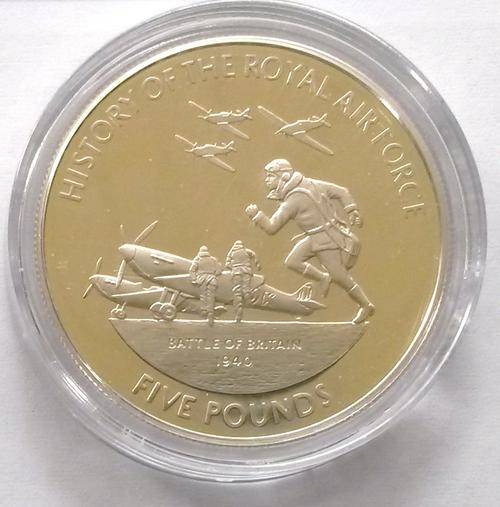 Silver 5 Pounds RAF Limited Series - Magnificent Collection