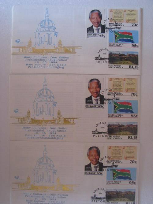 Mandela Inauguration FDC'S!!