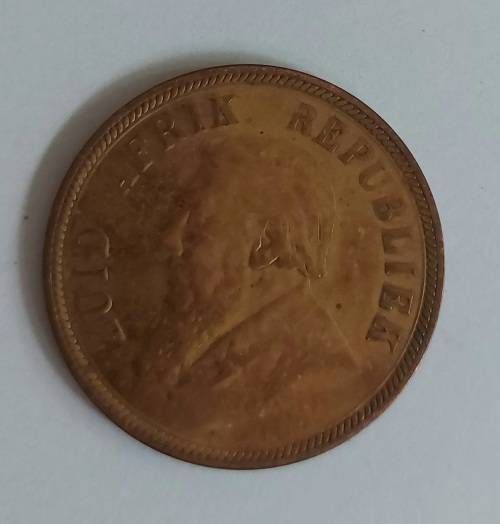 1898 1 Penny Zuid Afrik