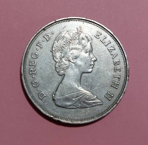 1981 Royal Wedding Charles Diana 25p Commemorative Crown Coin