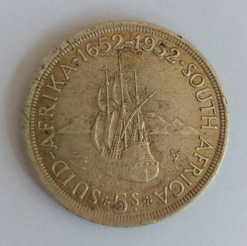 1952 5 Shilling South Africa