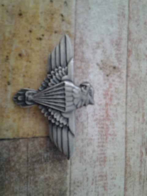 South Africa Army 44 Parachute Beret Badge Both pins intact