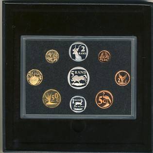 1994 Short Proof Coinset in SA Mint Box