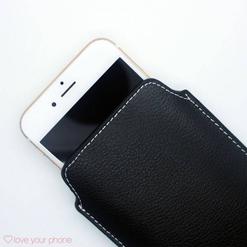 Genuine Leather Luxury Sleeve Pouch Case for iPhone, Samsung Huawei