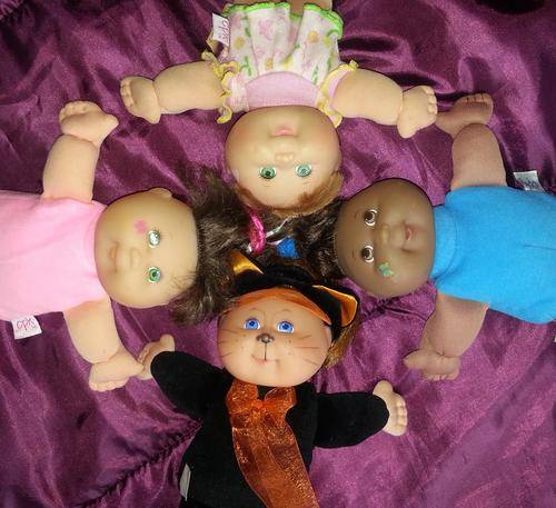 Lot of 4 Cabbage Patch Special Editions - Fairies/Kitty/Triplet