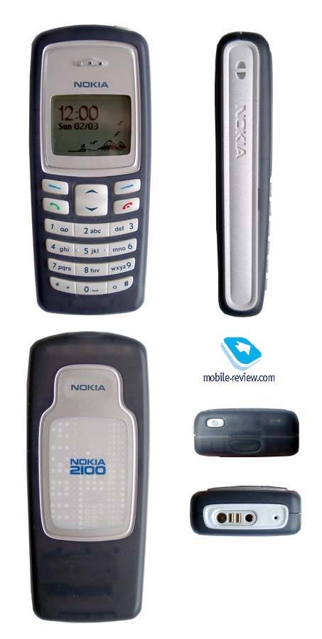 Nokia 2100 Cellphone & Charger -- Grey --
