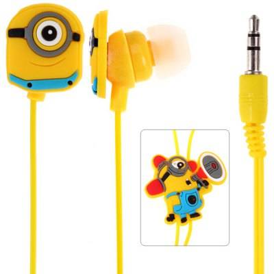Despicable ME Minion In Ear Earphones