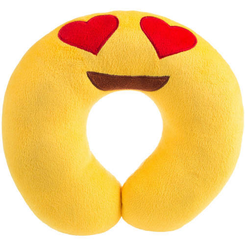 Emoji Travel Pillow with Free Emoji Cube Keyring