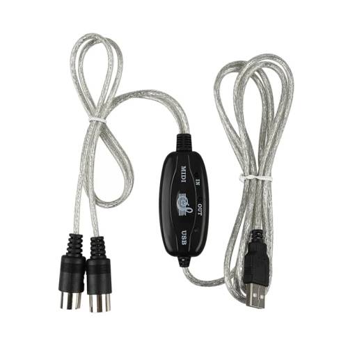 MIDI USB Cable Converter PC to Music Keyboard Adapter