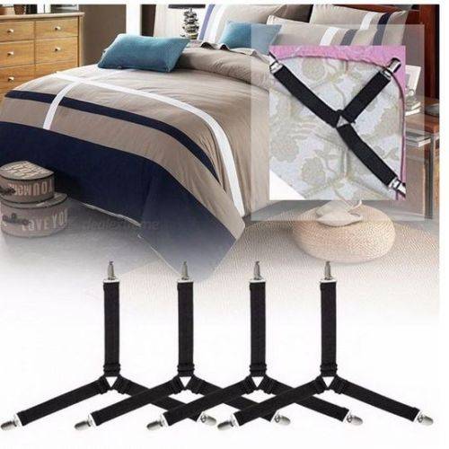 Adjustable Bed Sheet Clips Cover Grippers Holder Mattress Blanket Fastener