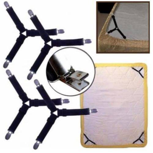 Adjustable Bed Sheet Clips Cover Grippers Holder Mattress Blanket Fastener