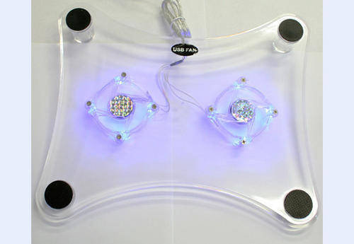 Laptop Cooling Pad with Blue Lights!!! Prevents your laptop from overheating!!!