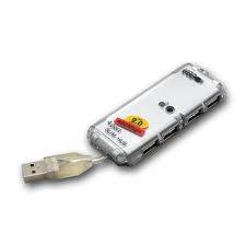 USB 4 Port Slim Hub!! Adds extra USB ports to your computer!!