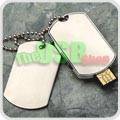 8gb Flash Drive Dog Tags, Can Be Engraved On Both Sides,  Ideal Gift Idea