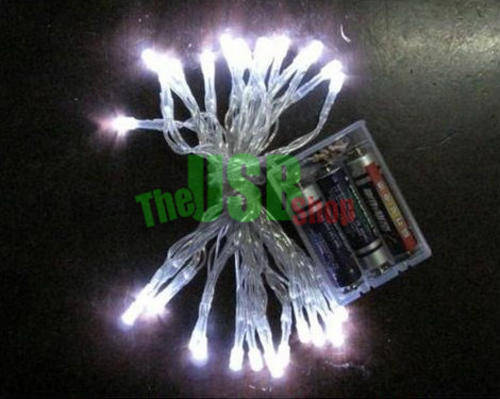 Battery Operated 3m LED Fairy Lights!! 30 LED Bulbs!! Ideal for parties, functions, xmas etc!!