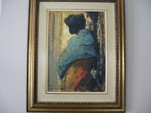 TITTA FASCIOTTI  OIL PAINTING  "A XHOSA MAIDEN"  REDUCED PRICE