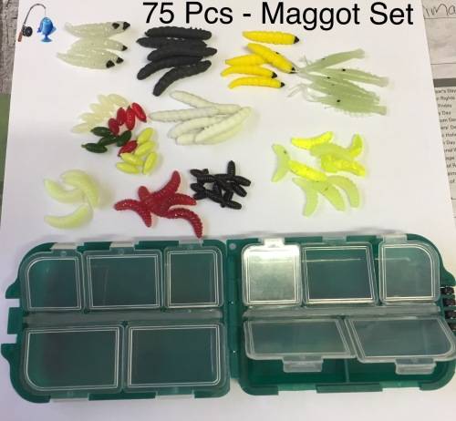 75PCS ASST MAGGOT MIX