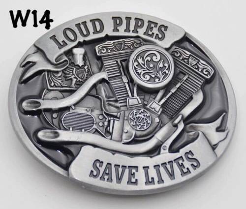 W14 - BELT BUCKLE / LOUD PIPES