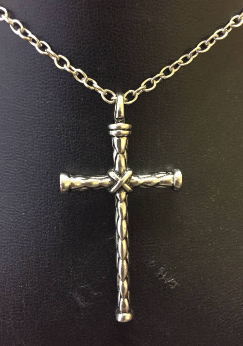 CN02 - CROSS PENDANT NECLACE-S/STEEL