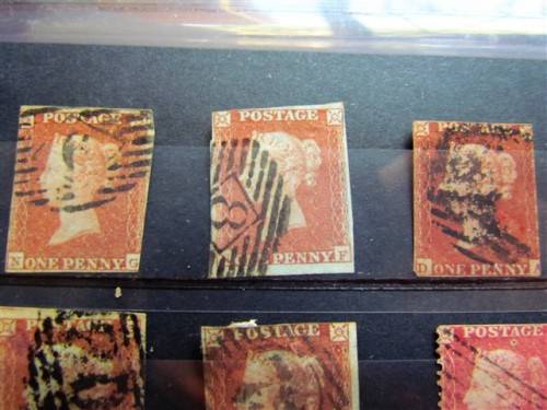 8 X IMPERFORATE PENNY REDS EARLY VICTORIAN ***R1 START***