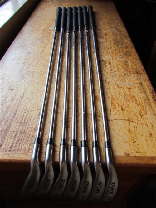 GOLF CLUBS SET - GARY PLAYER ANVIL - 5,6,7,8,9,PW,SW SET - CRAZY AUCTION
