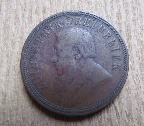 1892 Z.A.R PENNY - HARD TO FIND AT THIS PRICE - LOW LOW