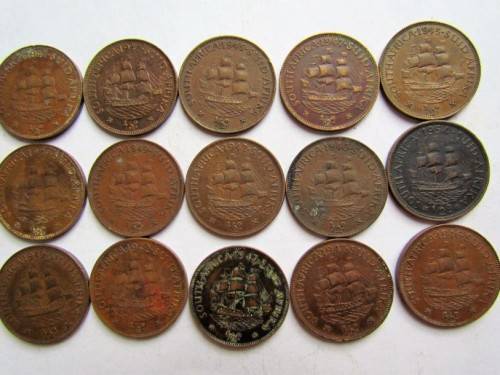 **CRAZY R1 START** 1940'S + 1950'S 1 PENNY LOT - 1 BID FOR ALL THIS
