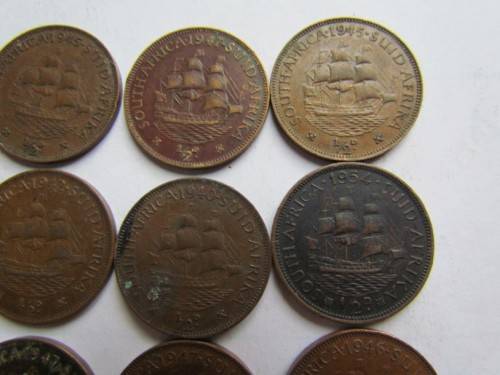 **CRAZY R1 START** 1940'S + 1950'S 1 PENNY LOT - 1 BID FOR ALL THIS