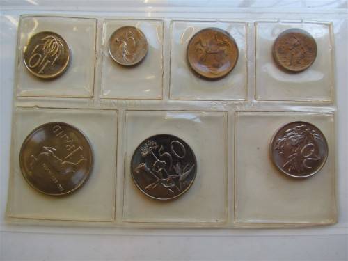 1984 UNCIRCULATED SET AS ISSUED BY SA MINT