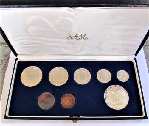 1985 PARLIAMENT DOUBLE  R1 COINS PROOF- SILVER- R1 PROOF SET -  PROOF