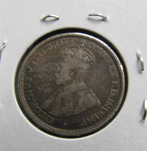 1911 Australia 6d 92.5% Silver