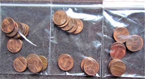 30 X USA UNC/AU 1C COINS - 1 BID FOR ALL THE COINS ***LOW START***