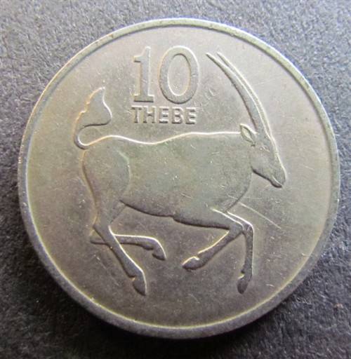 @@CRAZY R1 START@@ 1976 BOTSWANA 10 THEBE