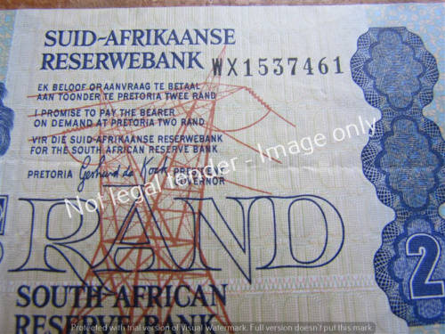 2 X G DE KOCK WX REPLACEMENT NOTES R2.00 UNC/AU/EF+BID PER NOTE+